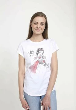 Henry Tiger DISNEY SNOW SKETCH VIGNETTE - T-Shirt Print - White | Damen