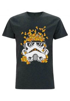 Henry Tiger STAR WARS UNISEX CANDY CORN TROOPER - T-Shirt Print - Melange Black -Günstiges Henry Tiger Geschäft 964be3b708404203af92202da5832c9e