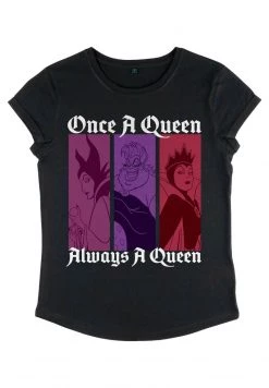 Henry Tiger Damen DISNEY VILLAINS - QUEEN COLOR - T-Shirt Print - Black -Günstiges Henry Tiger Geschäft 9661f7d8d7e843658c53131c181ccd42