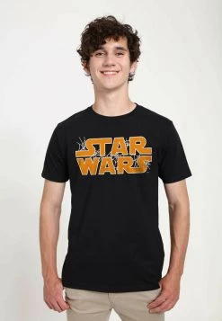 Henry Tiger STAR WARS UNISEX WEB LOGO - T-Shirt Print - Black