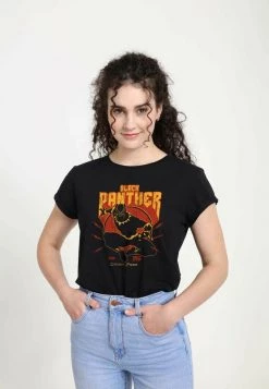 Henry Tiger MARVEL PANTHER LIGHTING - T-Shirt Print - Black | Damen -Günstiges Henry Tiger Geschäft 96eec1a25f7d4c2eb7f5253ccc9a47cf