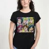 Henry Tiger Damen DISNEY PRINCESSES - POP PRINCESSES - T-Shirt Print - Black