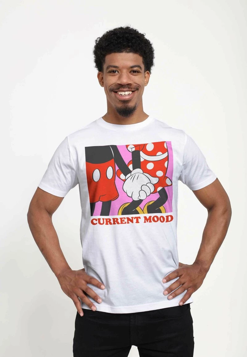 Henry Tiger DISNEY CLASSICS MICKEY CLASSIC - CURRENT MOOD - T-Shirt Print - White | Unisex 1 Henry Tiger DISNEY CLASSICS MICKEY CLASSIC - CURRENT MOOD - T-Shirt Print - White | Unisex