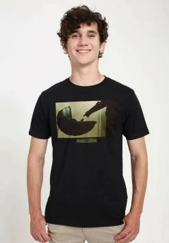 Henry Tiger Unisex STAR WARS: THE MANDALORIAN - PAINTED SCENE - T-Shirt Print - Black -Günstiges Henry Tiger Geschäft 976f546d61864d3d82a283a5c17f493d