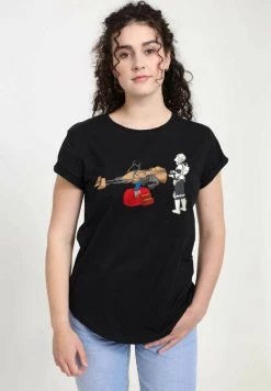 Henry Tiger Damen STAR WARS: CLASSIC - TROOPER RIDE - T-Shirt Print - Black