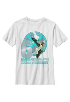Henry Tiger MARVEL 6TH STORM BIRTHDAY - T-Shirt Print - White | Unisex