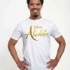 Henry Tiger Unisex DISNEY ALADDIN: LIVE ACTION - ALADDIN LIVE ACTION LOGO - T-Shirt Print - White