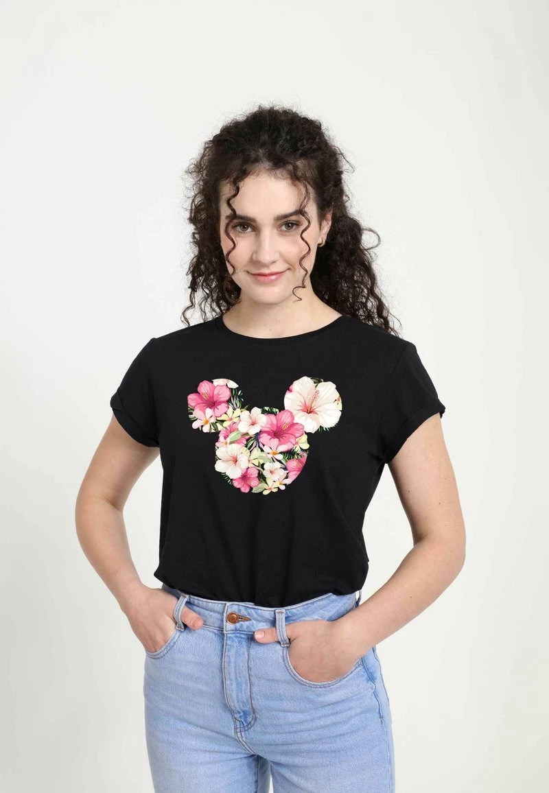 Henry Tiger Damen DISNEY CLASSICS TROPICAL MOUSE - T-Shirt Print - Black 3 Henry Tiger Damen DISNEY CLASSICS TROPICAL MOUSE - T-Shirt Print - Black – Bild 3