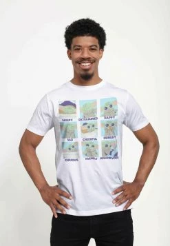 Henry Tiger STAR WARS: THE MANDALORIAN - EMOTIONS - T-Shirt Print - White | Unisex