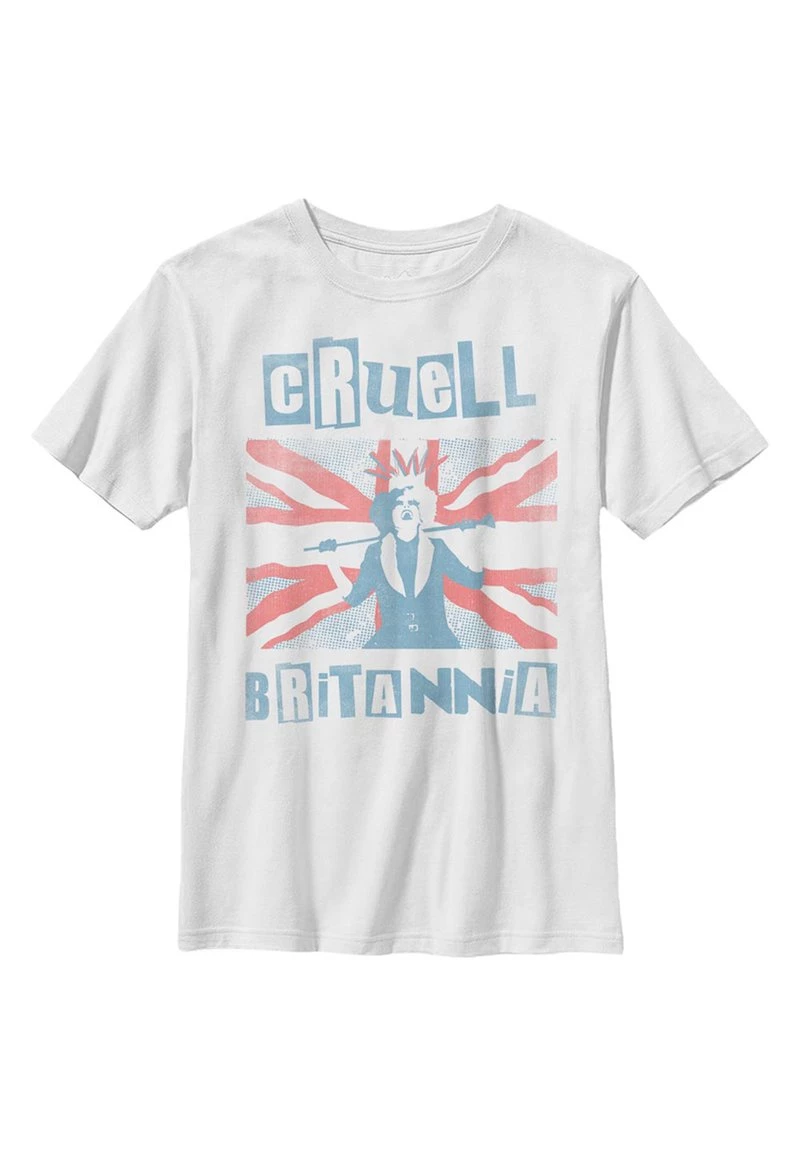 Henry Tiger DISNEY CRUELLA BRITANNIA - T-Shirt Print - White | Unisex 1 Henry Tiger DISNEY CRUELLA BRITANNIA - T-Shirt Print - White | Unisex