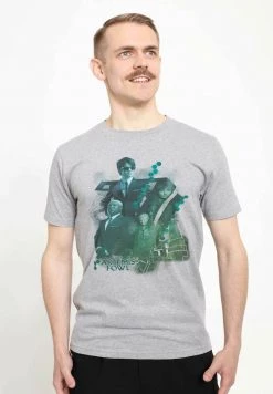 Henry Tiger Unisex DISNEY CLASSICS ARTEMIS FOWL - GROUP GRADIENT - T-Shirt Print - Melange Grey