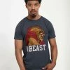 Henry Tiger DISNEY UNISEX BEAST - T-Shirt Print - Melange Black