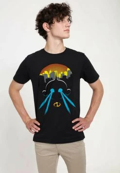 Henry Tiger PIXAR INCREDIBLES 2 - LAZER EYES - T-Shirt Print - Black | Unisex -Günstiges Henry Tiger Geschäft 9906f2dd3f634e84aa381fe0de6fd1b8