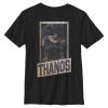 Henry Tiger Unisex MARVEL PERFECTLY BALANCED THANOS - T-Shirt Print - Black