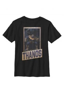 Henry Tiger Unisex MARVEL PERFECTLY BALANCED THANOS - T-Shirt Print - Black