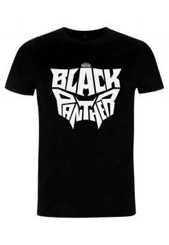 Henry Tiger Unisex MARVEL BLACK PANTHER - BLACK PANTHER LETTER FACE - T-Shirt Print - Black -Günstiges Henry Tiger Geschäft 99e44ddd85b54777a33ffc7626ff8aea