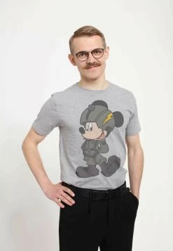Henry Tiger Unisex DISNEY CLASSICS MICKEY JET PILOT - T-Shirt Print - Melange Grey -Günstiges Henry Tiger Geschäft 9a1b0fe33ba2417ea7e5df2965e2e328