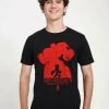 Henry Tiger Unisex DISNEY BIG HERO 6 SERIES - SILHOUETTE BAYMAX - T-Shirt Print - Black