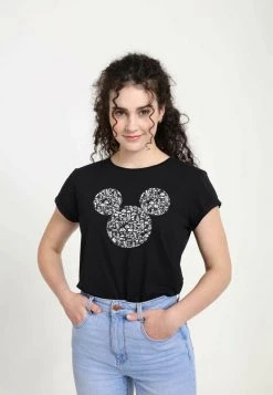 Henry Tiger Damen DISNEY CLASSICS MICKEY ICONS FILL - T-Shirt Print - Black -Günstiges Henry Tiger Geschäft 9ad7f5c469fe4f3bb1c5bcc7077c5daa