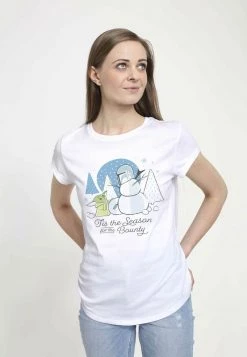 Henry Tiger Damen STAR WARS TIS THE SEASON - T-Shirt Print - White -Günstiges Henry Tiger Geschäft 9adb7fa46cb34555ac91be4c61a97b16