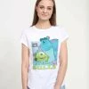 Henry Tiger PIXAR MIKE N SULLY WORK - T-Shirt Print - White | Damen