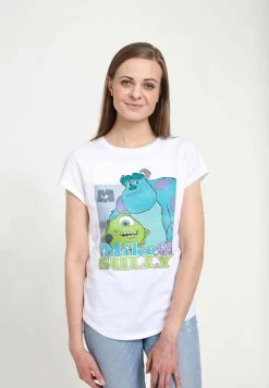 Henry Tiger PIXAR MIKE N SULLY WORK - T-Shirt Print - White | Damen