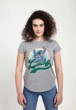 Henry Tiger Damen DISNEY CLASSICS LUCKY RAINBOW - T-Shirt Print - Melange Grey -Günstiges Henry Tiger Geschäft 9b94a3bad5ed4023b6b52632c5ebfe3f
