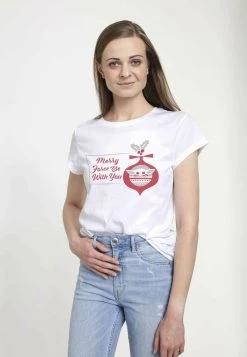 Henry Tiger Damen STAR WARS MERRY FORCE - T-Shirt Print - White -Günstiges Henry Tiger Geschäft 9c29ed4af6504402b05eae1fa241cc52