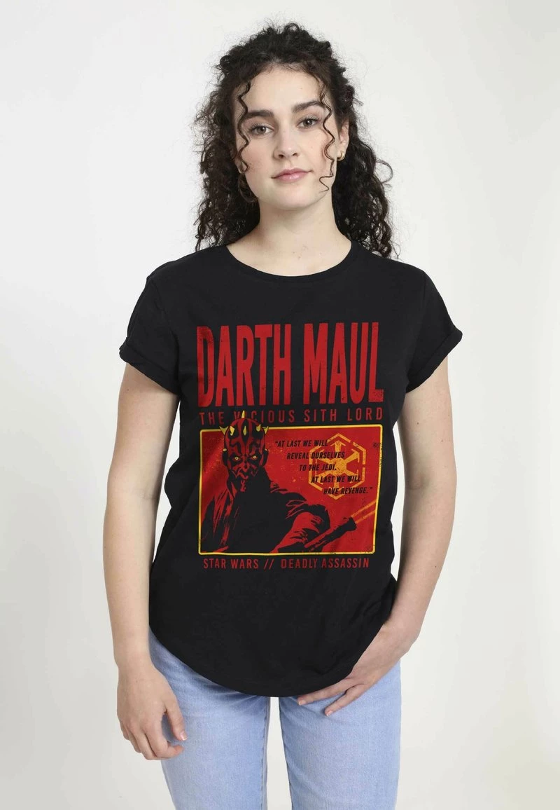 Henry Tiger Damen STAR WARS MAUL - T-Shirt Print - Black 1 Henry Tiger Damen STAR WARS MAUL - T-Shirt Print - Black