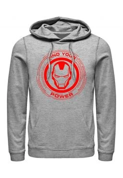 Henry Tiger Unisex Kapuzenpullover - Melange Grey