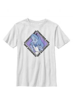 Henry Tiger Unisex DISNEY CLASSICS ALICE FACE - T-Shirt Print - White