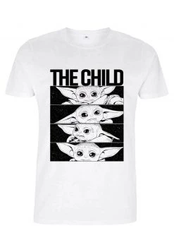 Henry Tiger Unisex STAR WARS: THE MANDALORIAN - SPACE BOX CHILD - T-Shirt Print - White -Günstiges Henry Tiger Geschäft 9ceb5411c47141349413867239f1b1f4