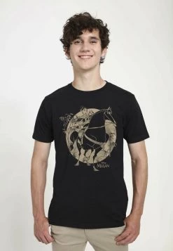 Henry Tiger Herren DISNEY BAMBOO SHOOTS - T-Shirt Print - Black