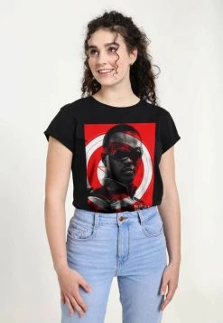 Henry Tiger Damen MARVEL THEFALCON SHIELD - T-Shirt Print - Black 8 Henry Tiger Damen MARVEL THEFALCON SHIELD - T-Shirt Print - Black -Günstiges Henry Tiger Geschäft 9d8c9a5859ad4dffaa1354e2d70ae68f