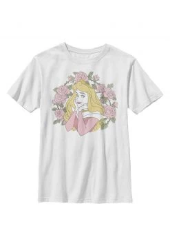 Henry Tiger Unisex DISNEY BRIAR ROSE THORNS - T-Shirt Print - White
