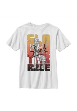 Henry Tiger Unisex DISNEY SHANK STACK - T-Shirt Print - White