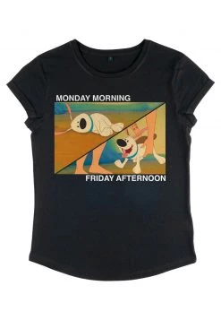 Henry Tiger Damen DISNEY MULAN - MONDAY TO FRIDAY - T-Shirt Print - Black -Günstiges Henry Tiger Geschäft 9ec4a2532303487f91ee33d6c896a69a