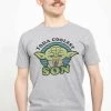 Henry Tiger Unisex STAR WARS: CLASSIC - COOLEST SON - T-Shirt Print - Melange Grey