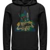 Henry Tiger STAR WARS UNISEX SKELETON BOBA HOODIE - Kapuzenpullover - Black