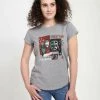 Henry Tiger Damen STAR WARS VADER TOGETHER - T-Shirt Print - Melange Grey