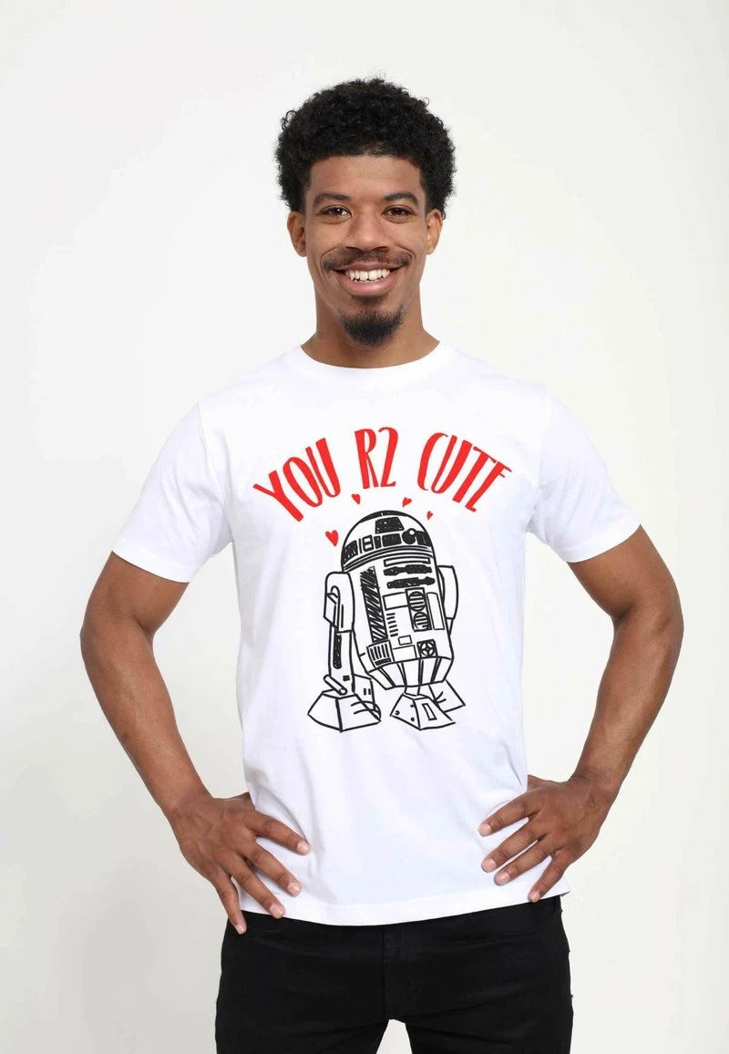 Henry Tiger STAR WARS UNISEX YOU CUTE - T-Shirt Print - White 1 Henry Tiger STAR WARS UNISEX YOU CUTE - T-Shirt Print - White
