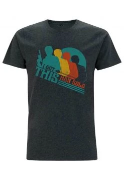 Henry Tiger Herren STAR WARS: HAN SOLO - GOT THIS TOO - T-Shirt Print - Melange Black -Günstiges Henry Tiger Geschäft 9fc8c21f24a5476399d7ffaaf0e31afb
