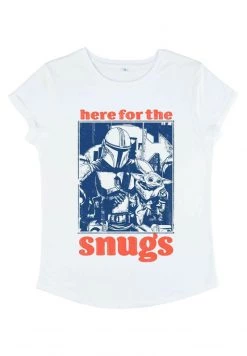 Henry Tiger STAR WARS: MANDALORIAN - THE SNUGS - T-Shirt Print - White | Damen -Günstiges Henry Tiger Geschäft a056206e7f624e43923030dcc3ac9f11