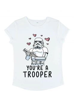 Henry Tiger Damen STAR WARS TROOPER LOVE - T-Shirt Print - White -Günstiges Henry Tiger Geschäft a0e89051a5de4942ae89f893623791b1