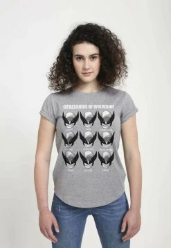 Henry Tiger MARVEL EXPRESSIONS OF WOLVERINE - T-Shirt Print - Melange Grey | Damen 7 Henry Tiger MARVEL EXPRESSIONS OF WOLVERINE - T-Shirt Print - Melange Grey | Damen -Günstiges Henry Tiger Geschäft a17cf3dccc6641f4bc10e7771c0e61ec