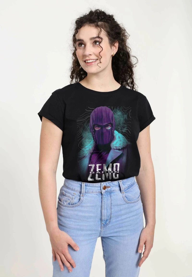 Henry Tiger Damen MARVEL ZEMO - T-Shirt Print - Black 4 Henry Tiger Damen MARVEL ZEMO - T-Shirt Print - Black – Bild 4