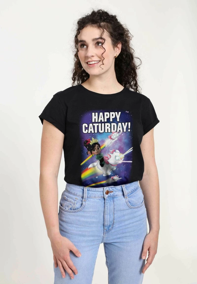 Henry Tiger Damen DISNEY HAPPY CATURDAY STARS - T-Shirt Print - Black 4 Henry Tiger Damen DISNEY HAPPY CATURDAY STARS - T-Shirt Print - Black – Bild 4