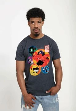 Henry Tiger DISNEY UNISEX ROUNDERS - T-Shirt Print - Melange Black -Günstiges Henry Tiger Geschäft a2f70a03caa54454a72d2175855a3ea7