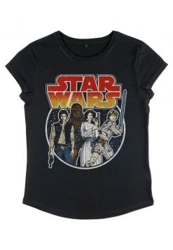 Henry Tiger STAR WARS: CLASSIC - REBEL GROUP - T-Shirt Print - Black | Damen -Günstiges Henry Tiger Geschäft a31398c4c31f464093db2f65ddc04614