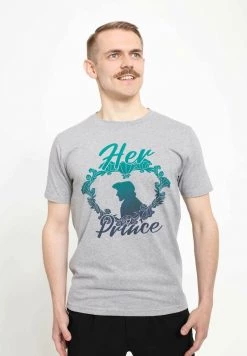 Henry Tiger Unisex DISNEY PRINCE - T-Shirt Print - Melange Grey